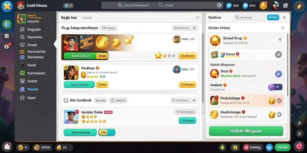 Screenshot menunjukkan tampilan utama aplikasi MACANTOTO.